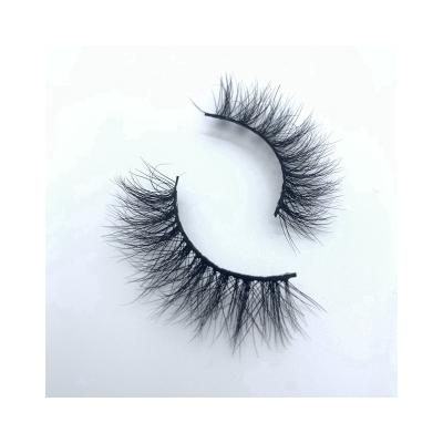 China 3D layered lashes3d wholesale high quality mink eyelashes soft synthetic and natural tapered popular fake wholesale for sale