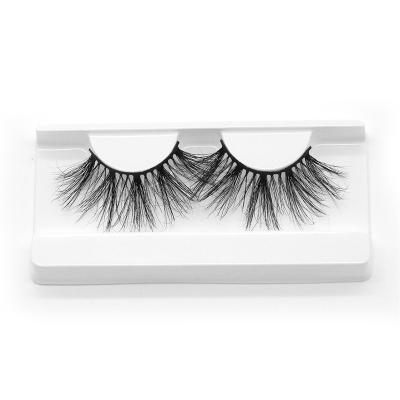 China 3D layered wholesale private label 3d mink lashes custom packaging box handmade mink eyelashes 100% real for sale