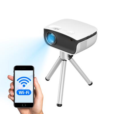 China Latest Best Selling 5g Wifi BT Flip Video Projector With Beamer Portable Led Multimedia Short Throw Screen for sale