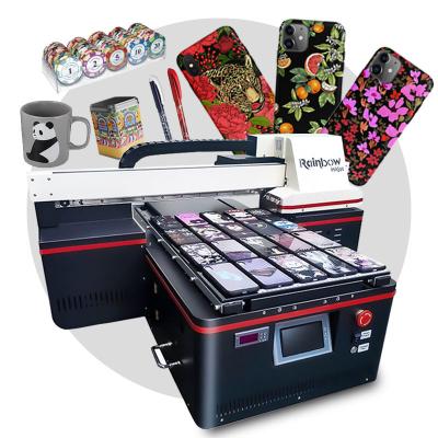 China Wooden A2 4060 printer ink machine cheap uv glass-metal sticker dye highly digital saving acrylic flat coat leather acrylic copy for sale