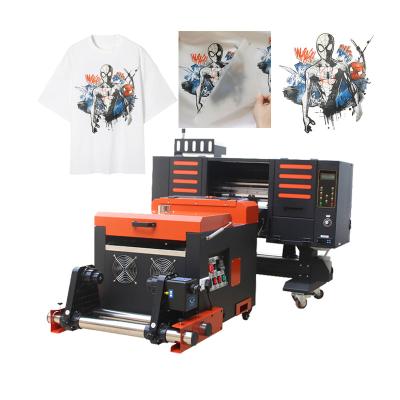 China Hotels 2021 USA Market New A3 DTF Pet Film T-shirt Garment Textile Cotton Material Small Logo Printing Machine Unlimited Printer for sale