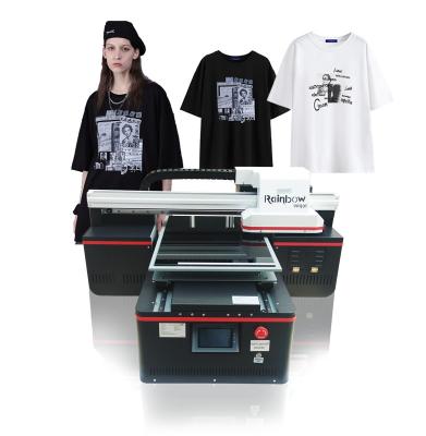 China HOT Hotels in EU 5 color FOR flexible media a2 4060 3d t shirt printing machine for sale