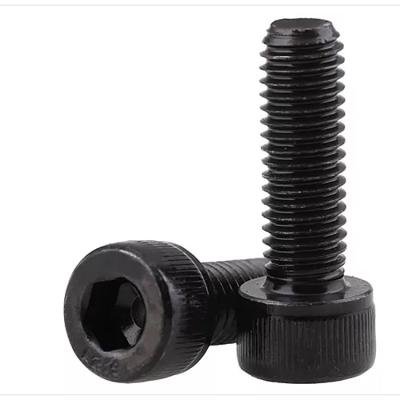 China Fine Pitch Stainless Steel Allen Bolt Socket Screws High Tension 12.9 DIN912 Black for sale