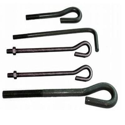 China Bulding J Type Anchor Bolts Carbon Steel Galvanized L Type Foundation Anchor Bolts for sale