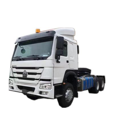 China Brand New EuroII 420HP Howo Tractor Trailer Truck Head For Sale 680*250*340 for sale