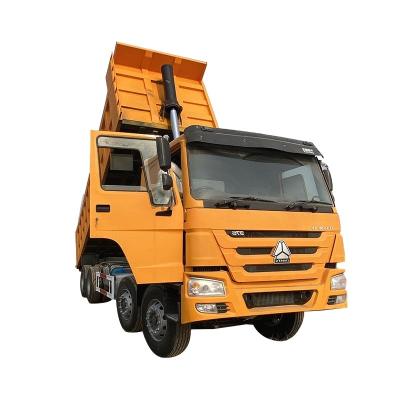 China SINOTRUK Howo Used 12 Wheel 8x4 Driving Dump Trucks Extract Tipper Truck > 8L for sale