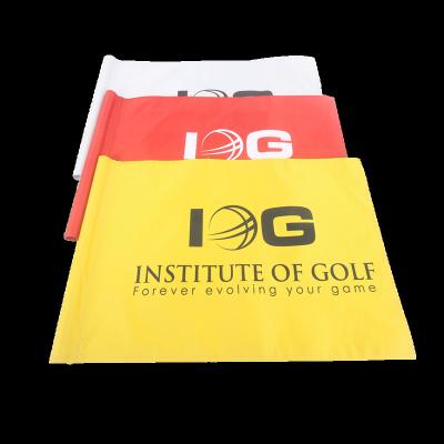 China Golf Course Flag For Direction Or For Golf Club Advertising Custom Material Logo Printing Golf Flag Factory Wholesale Cheap Hole Polyester Logo for sale