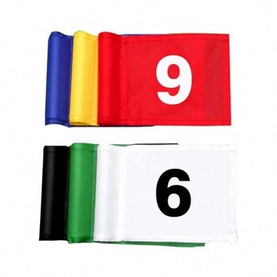 China Flag on the golf course for direction or for golf club advertising custom nylon golf flag embroidered golf masters flags custom golf putting green flags the yard with custom design customer function for sale