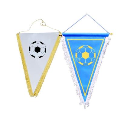 China Custom Logo Design Mini Sports Table Hanging Club Swap Flag for sale