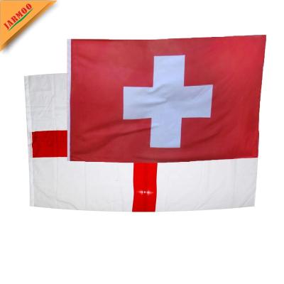 China Factory direct sale cheap custom MOQ 1pcs 4x6 ft football sports country flag Switzerland flag FLYING for sale