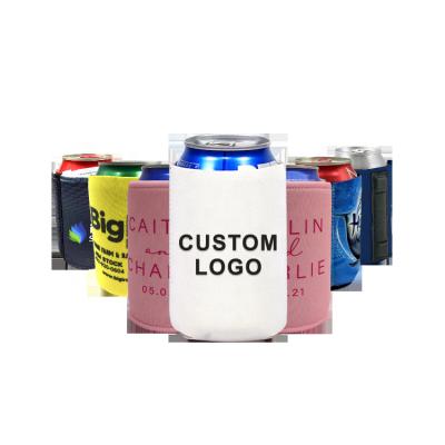 China Good Quality Waterproof Promotional Custom 375ml Can Bottle Sleeve Stubby Holder With Tape Seam for sale