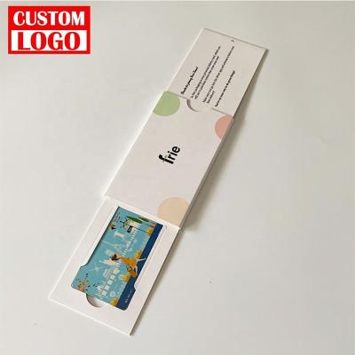 China Biodegradable Custom Packaging Box Gift Box Credit Card Packaging Box Business Card Wrapping Paper for sale