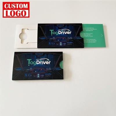 China Customized Printed Luxury Magnetic Biodegradable Cardboard Gift Card Credit Card Box Card Packaging Box for sale