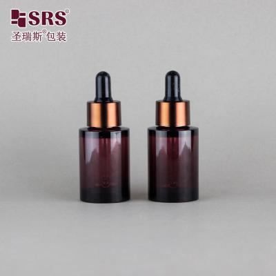 Cina Plastic Dropper Essence Serum Cosmetic Skincare Luxury PET Bottiglia da 30 ml in vendita