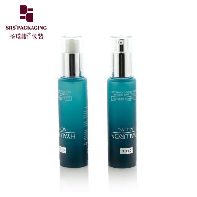 Cina 30 ml 50 ml tubi di compressione per pompe liquide di base cosmetica in plastica PE vuota in vendita