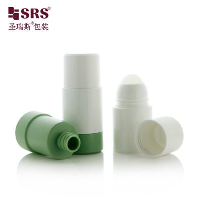 China Refillable Replaceable Plastic 50ML 75ML Deodorant With Roll On Ball for sale