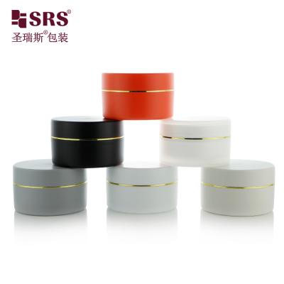 China Jarrones de papel de doble pared 100ml 150ml 200ml 250ml Cara congelada Mano cabello Lociones para el cuidado de la piel Maquillaje Crema Jar Contenedor en venta