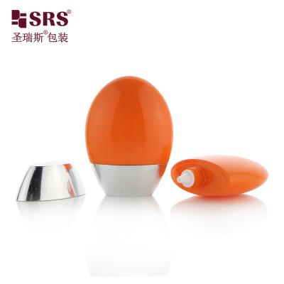 China Moisturizing UV Sunscreen Bottles Empty Elegant Sunblock Lotion 50ml Cream Bottle for sale