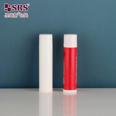 China 5ml 15ml Mini Injection Custom Color Plastic Twist Up Stick Tube Lip Balm Packaging for sale