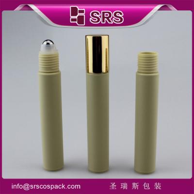 China RPA-15ml new popular eye cream roll on bottle with gold lid for sale