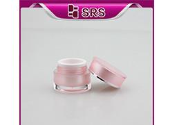 China J092 5g mini cream jar luxury special shape cosmetic acrylic jar promotional for sale