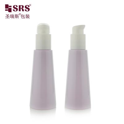 China 4 oz 120ml Empty PET Body Wash Gel Pump Bottle Plastic Shower Bottles Refillable for sale