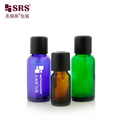 China Hair Care Essence Liquid Empty Bottles With Child Proof Cap Glass Essential Oil Bottle for sale