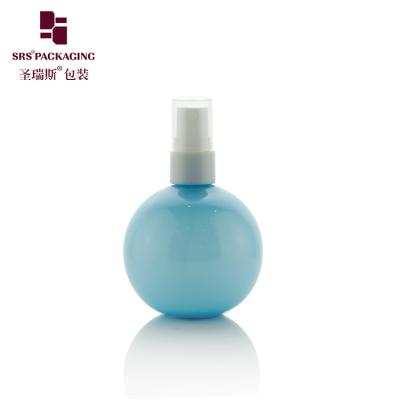 China 150 ml bolvormige lege PCR-plastiek fijne mistpomp Verpakking Parfum PET-sprayfles Te koop