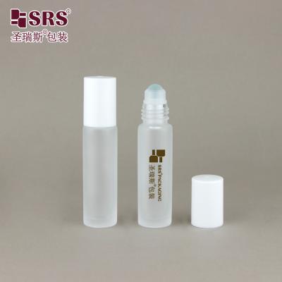 China BLPM-10ML Matte Finished Clear Frosted Glass Roller Ball Bottle For Perfume Essential Oil Nail Care Oil Packaging No Leakage Wholesale for sale