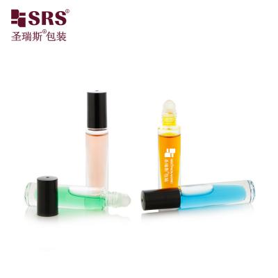 China GB1-5ML Round High Quality No Leakage Essential Oil Roller Ball Bottle Applicator With Plastic Cap for sale