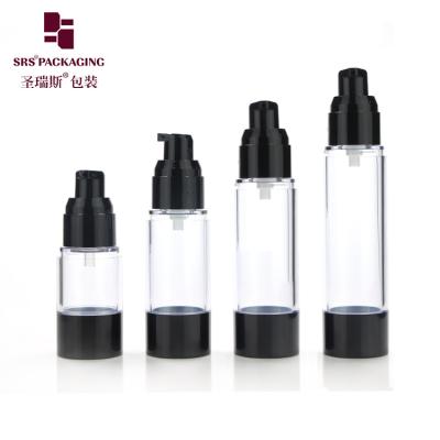 中国 クラシック化粧品のパッケージ 15ml 30ml 40ml 50ml 80ml 100ml 120ml AS プラスチック式空気のないポンプボトル 販売のため