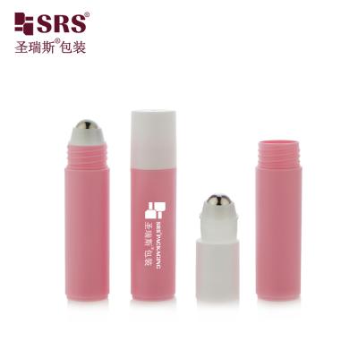 Chine RPPF 20 ml 2/3 oz plastique vide cosmétique soin de la peau rond PP PCR écologique bouteille en acier à rouleaux à vendre