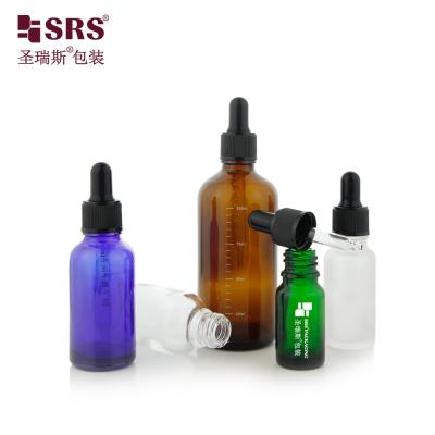 China D002 5ml 10ml 15ml 20ml 30ml 50ml 100ml 18/415 Glasflasche Gürtel-Schaulendropper-Applikator für ätherisches Öl zu verkaufen