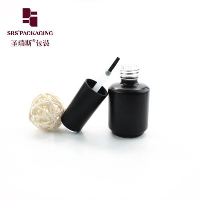 China 15ml cosmetic skin care polish oil round shape Nail Glass Bottle for sale