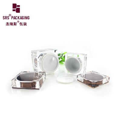 China empty cosmetic packaging 50g 80g nail gel acrylic jar cosmetic for sale