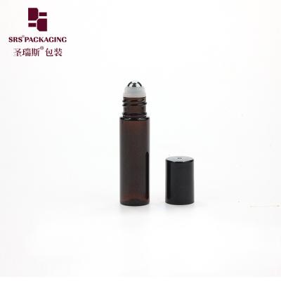 China amber plastic PET empty mini 10ml elegant roll on lipgloss for sale