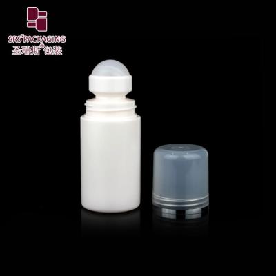 China 60ml big size personal care 2 oz plastic roll on deodorant empty bottle for sale