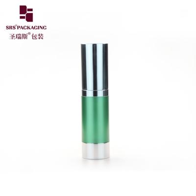 China 10 ml 15 ml 20 ml 30 ml recipiente cosmético sem ar de forma redonda de plástico AS à venda