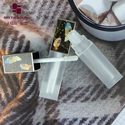 China 2 ml schöne Musterleere, leere, kosmetische, glasierte, quadratische Lippenstiftröhrchen zu verkaufen