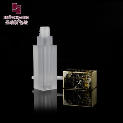 China 2ml mini wholesale high grade Chinese Style fallen flowers frosted lip gloss tubes for sale