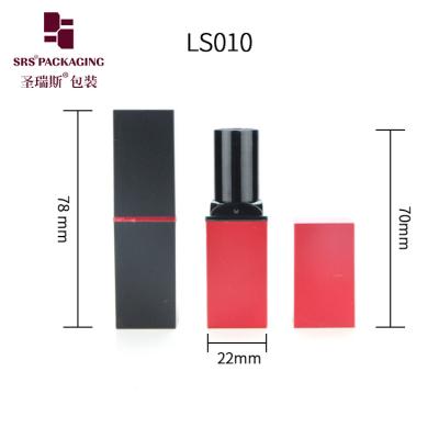 China forma cuadrada 3.5g cosmético elegante de venta al por mayor de lápiz labial tubo de embalaje en venta