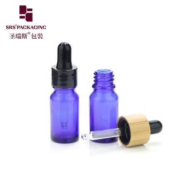 China 5ml transparent clear glass stock plastic dropper lid bottle packaging for essential oils for sale