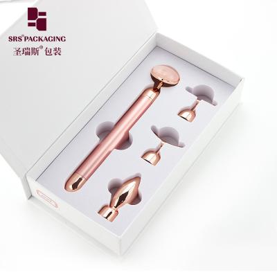 China cosmetic packaging luxury jade massage head vibrator electric beauty bar for sale