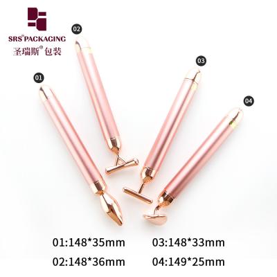 China different massage head rose gold vibrating lift up face outline massager facial tools for sale