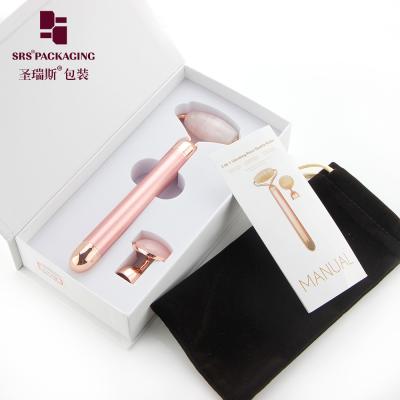 China luxury gift cosmetic box with specification lift 3d  face  roller  massager for sale