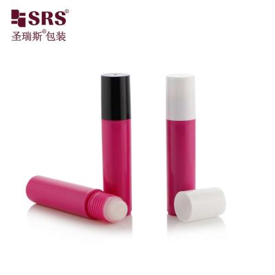 China 1/3 OZ Stock White Color Plastic PP Anti-Itch Liquid Roller Ball Bottle 10ml for sale