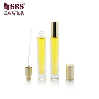 China Round Luxury Empty Cosmetic Perfume Fragrance Travel Spray Bottle 10ml for sale