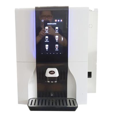 China Hotel JAVA DELISSIMO Bean To Cup Office Vending Espresso With Instant Powder Vending for sale