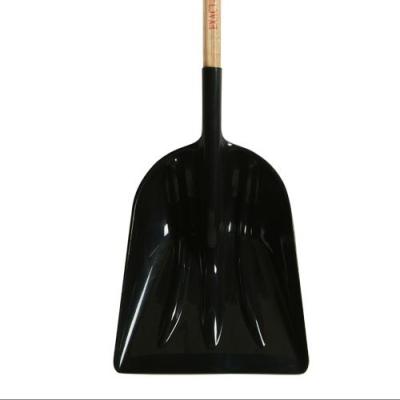 China High Quality Strong Plastic Snow Shovel Snow Shovel With Ash Wood Handle for sale