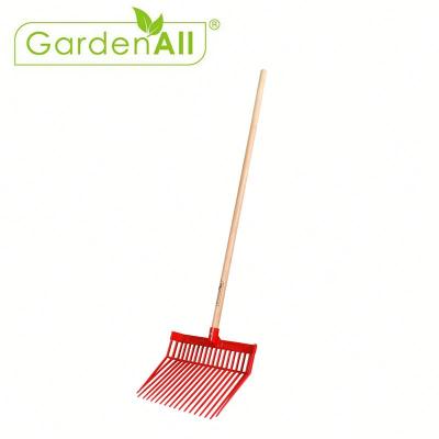 China PC Cultivating Tools Durable Garden Digging Hay Plastic Fork Head With Handle for sale